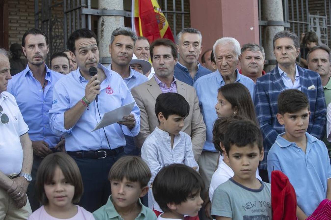 En imágenes, el apoyo a la Escuela Círculo Taurino de Córdoba