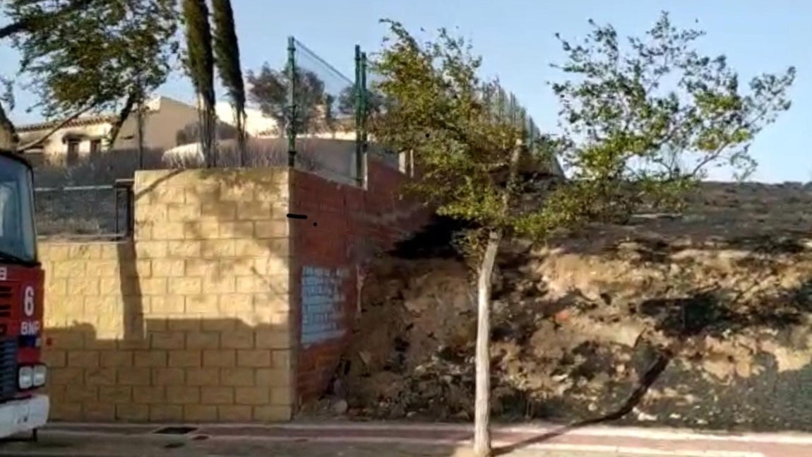 Las imágenes del incendio de la urbanización Montesión de Toledo