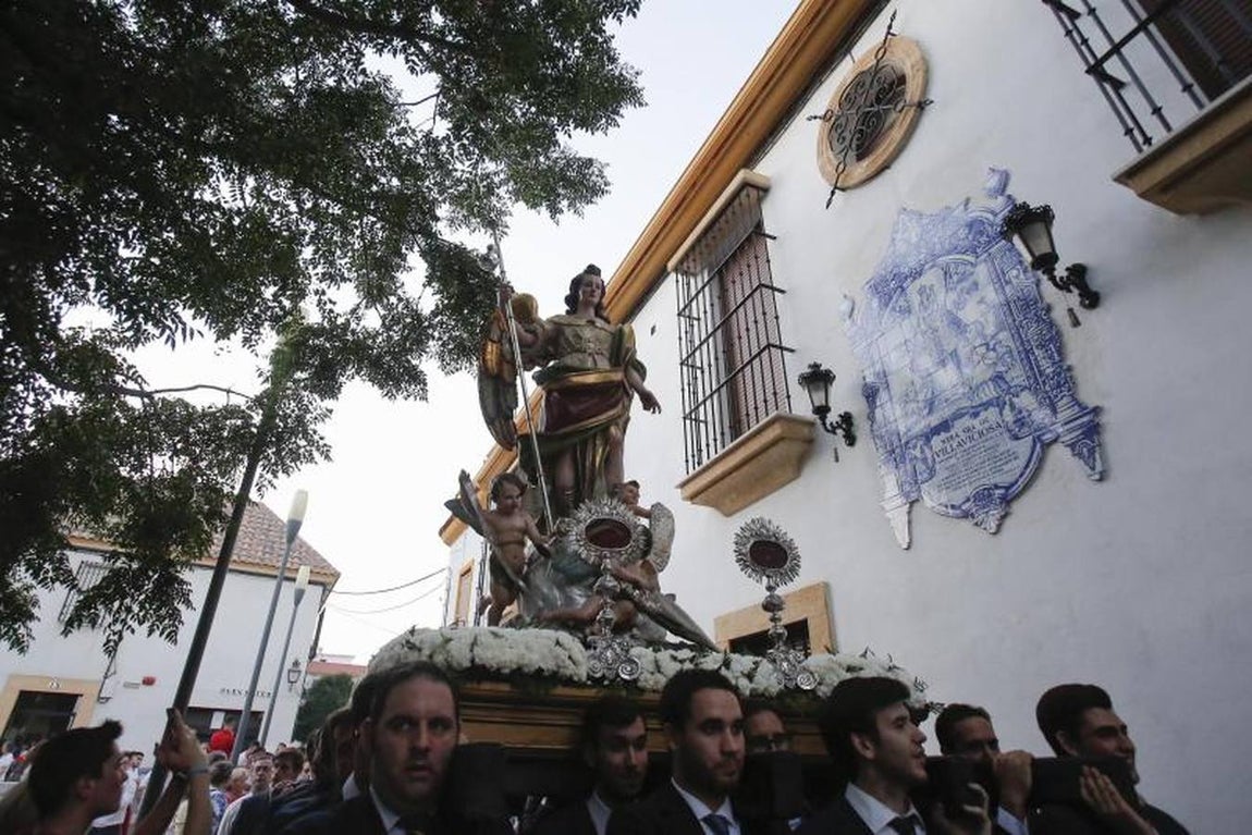 El traslado de San Rafael, en imágenes