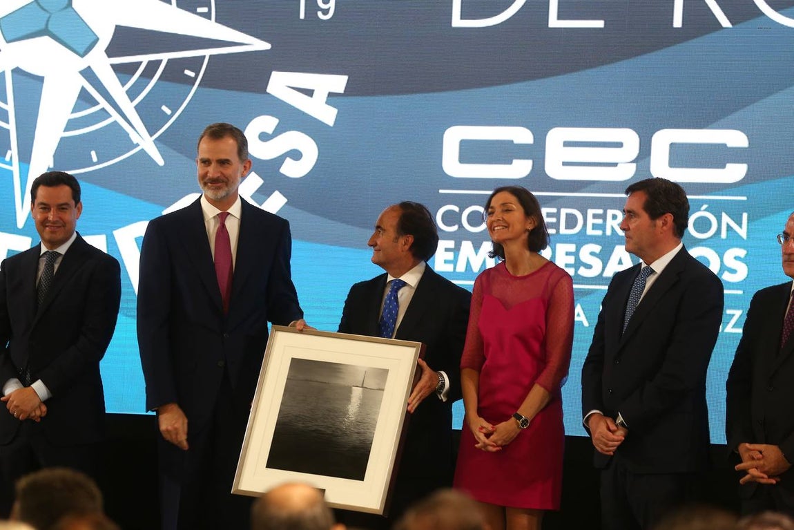 FOTOS: El Rey preside la &#039;Noche de la empresa&#039; en Rota
