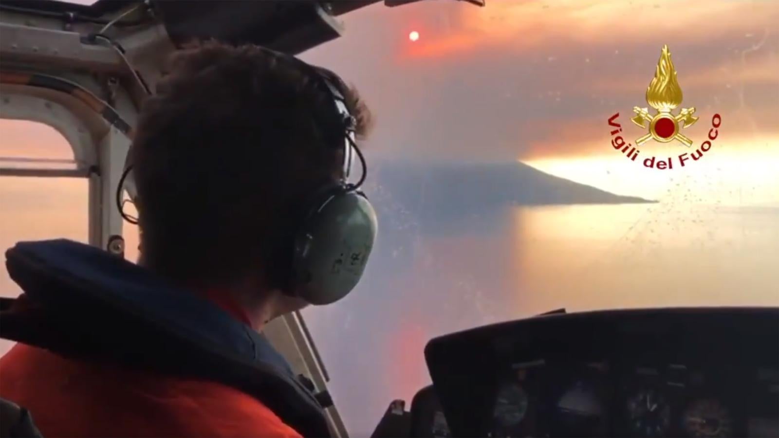 Esa nube ardiente que cayó sobre la isla causó diversos incendios. 