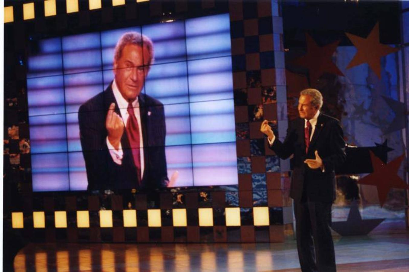 El actor, durante una de sus intervenciones televisivas. 