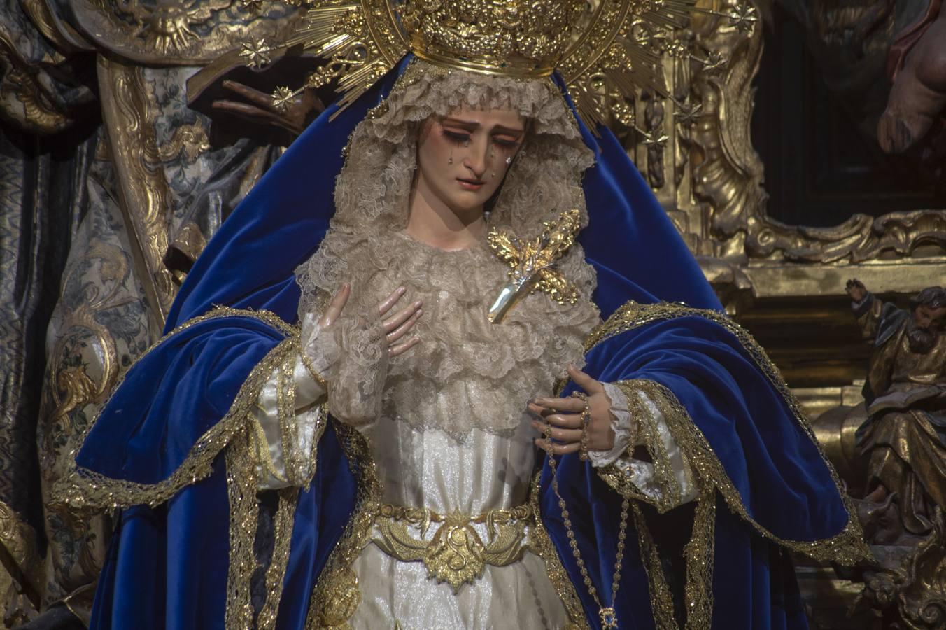 La Virgen de las Lágrimas de la Exaltación en la capilla sacramental de Santa Catalina