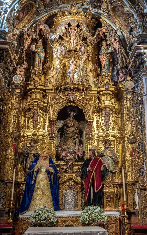 La Virgen de las Lágrimas de la Exaltación en la capilla sacramental de Santa Catalina