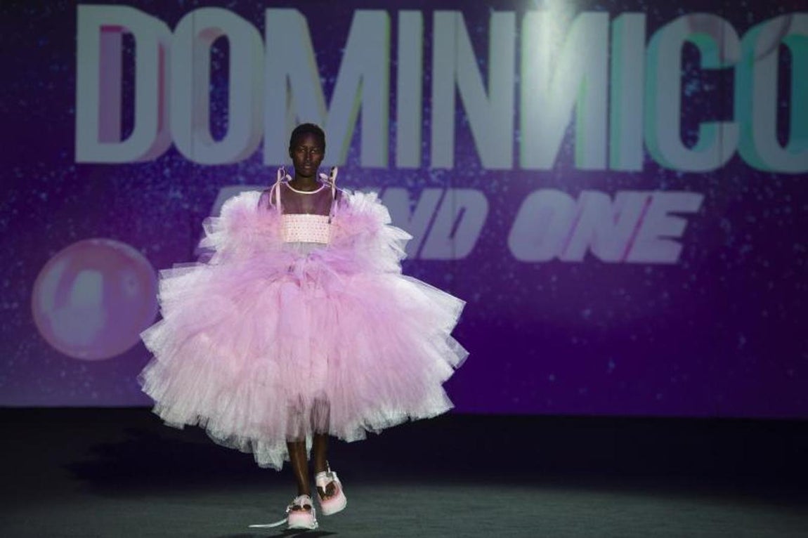 Vestido de tull de la colección de Dominnico. 