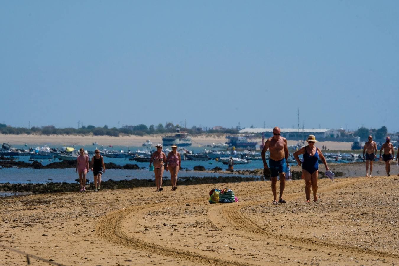 Playa de la Jara, arenal del municipio de Sanlúcar de Barrameda