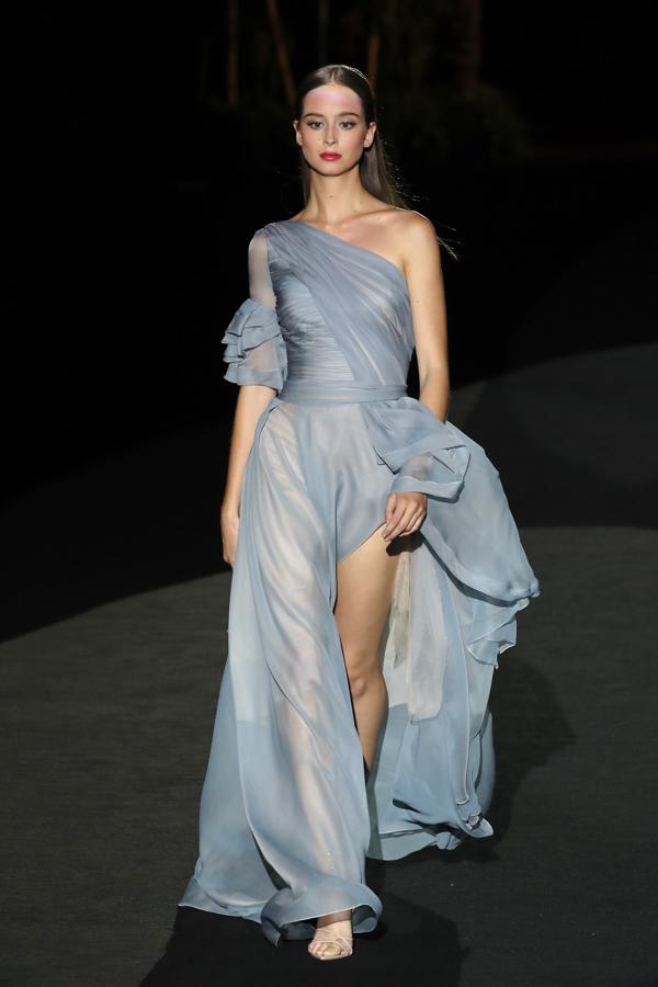 El desfile de Hannibal Laguna en la MBFW, en imágenes