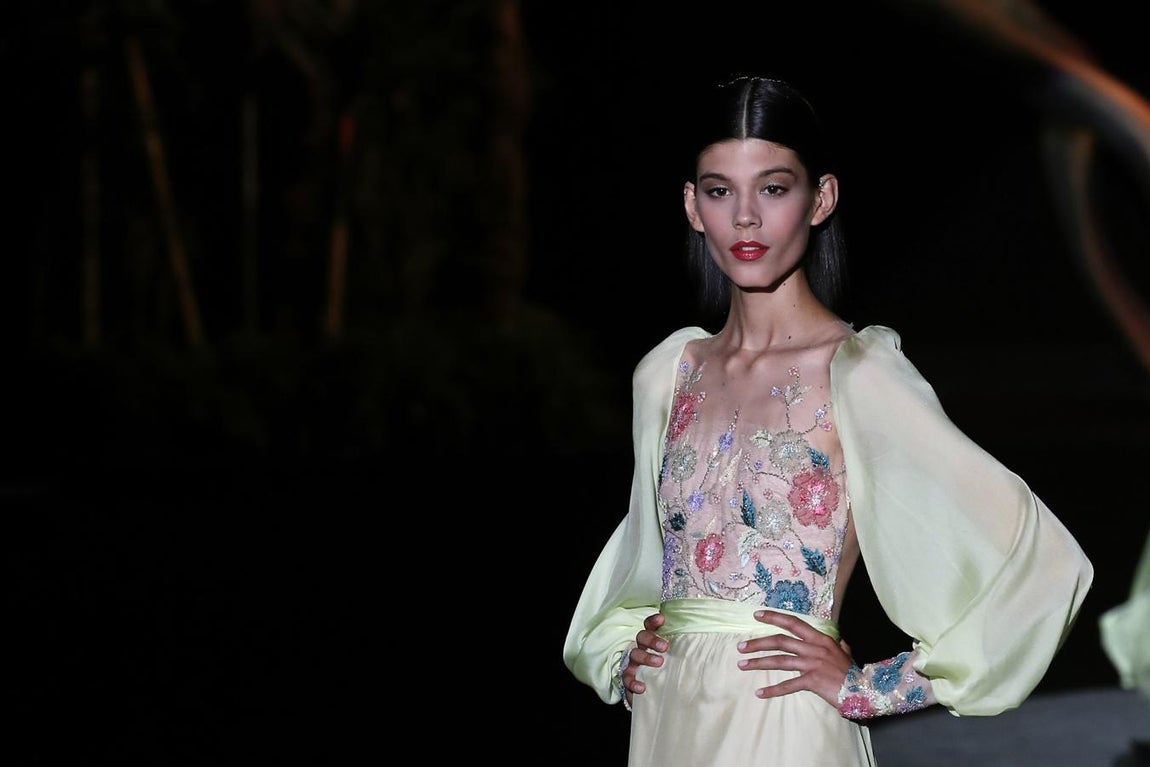 El desfile de Hannibal Laguna en la MBFW, en imágenes