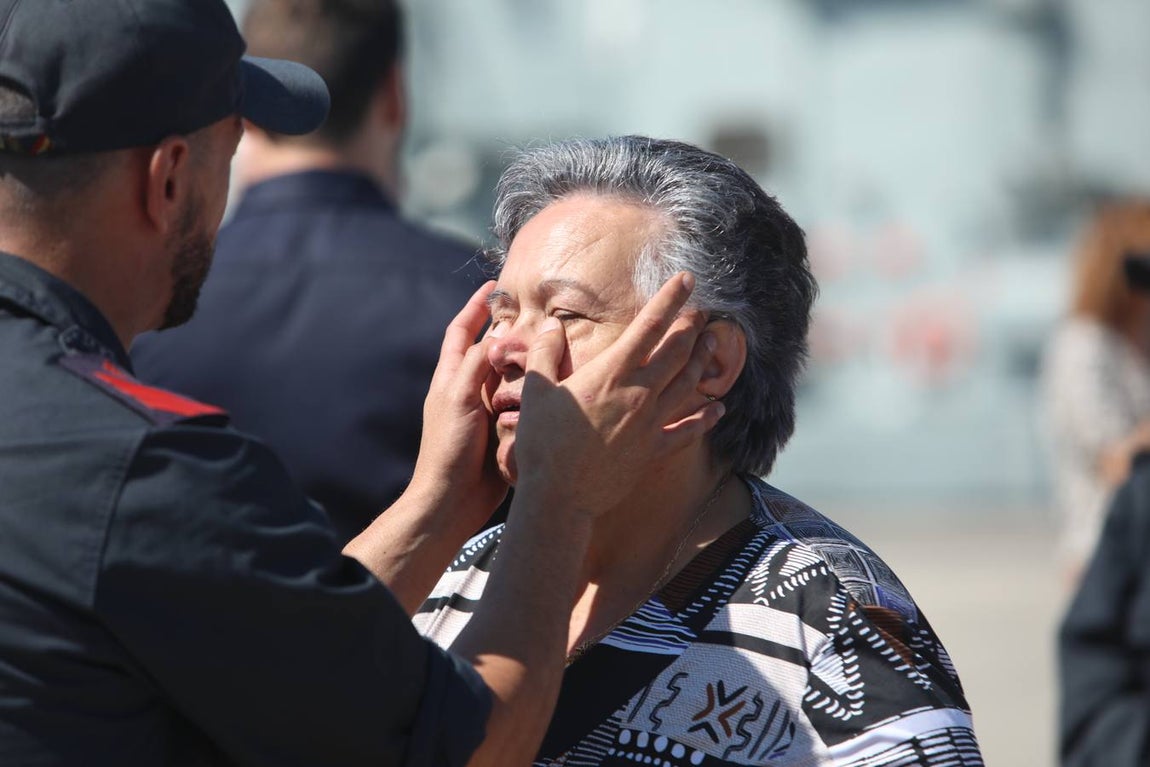 Las fotos de la despedida a la fragata Canarias
