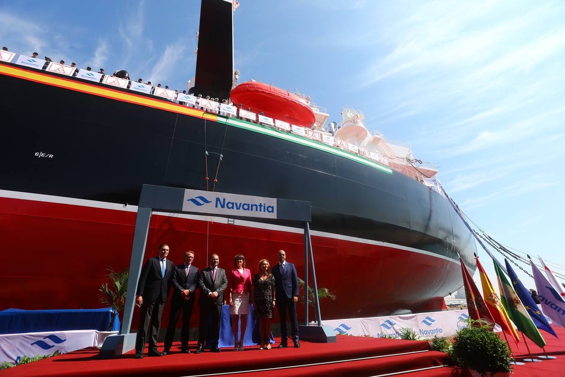 FOTOS: La entrega del petrolero &#039;Monte Ulía&#039; en Navantia