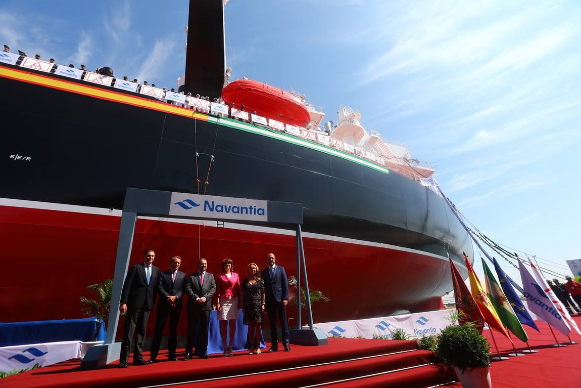 FOTOS: La entrega del petrolero &#039;Monte Ulía&#039; en Navantia