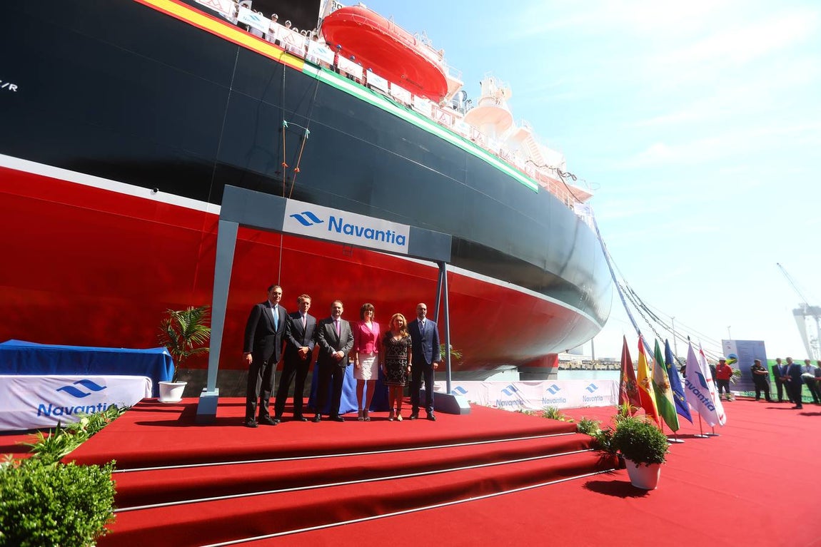 FOTOS: La entrega del petrolero &#039;Monte Ulía&#039; en Navantia