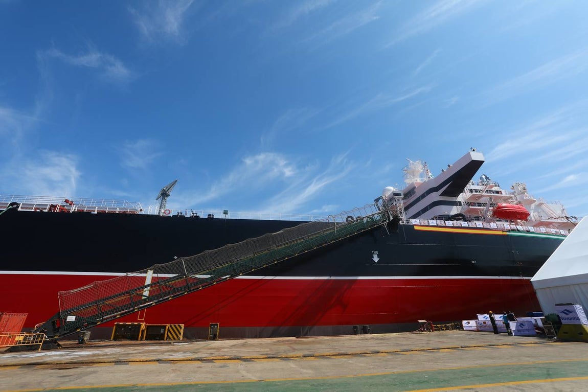FOTOS: La entrega del petrolero &#039;Monte Ulía&#039; en Navantia
