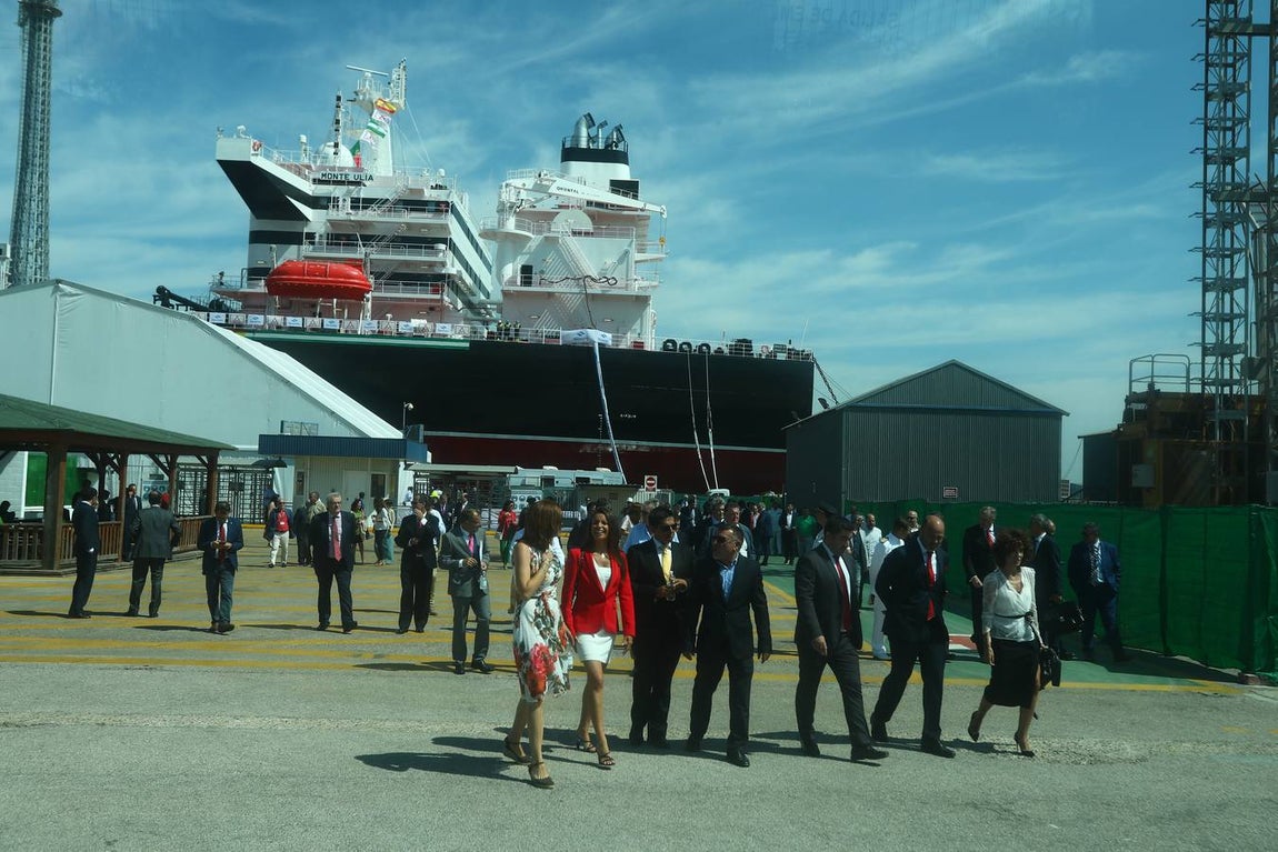 FOTOS: La entrega del petrolero &#039;Monte Ulía&#039; en Navantia