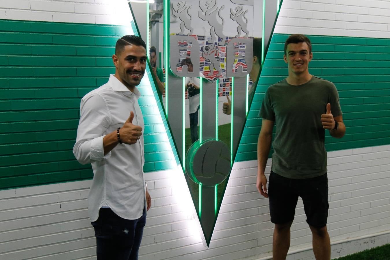 La presentación de Víctor Ruiz y Edu Frías en el Córdoba CF, en imágenes