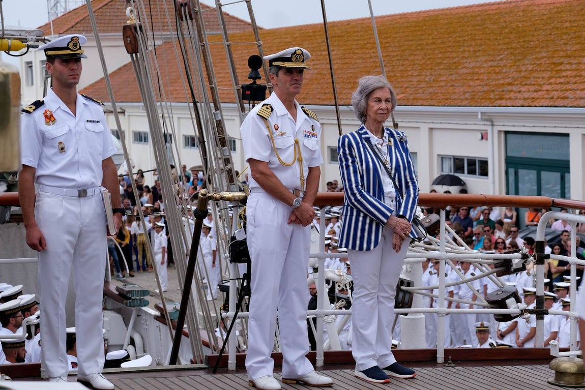 FOTOS: El Juan Sebastián de Elcano arriba en Marín en el 91 crucero de instrucción
