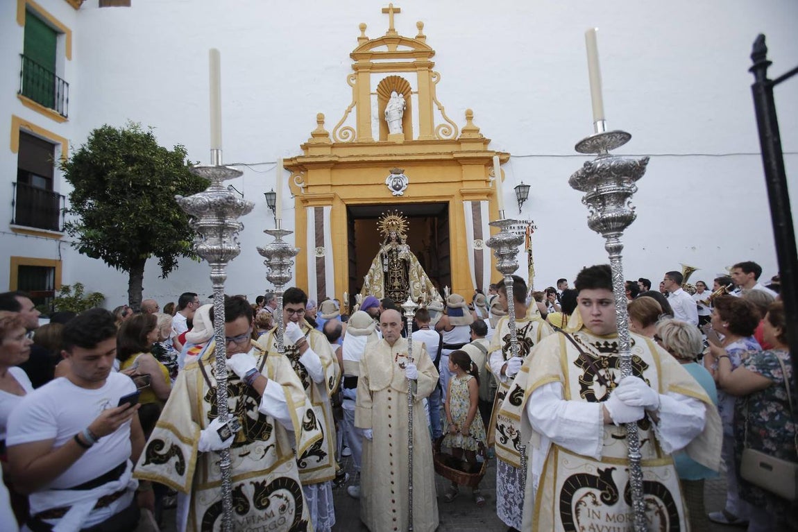 La procesión de la Virgen del Carmen de Puerta Nueva en Córdoba, en imágenes