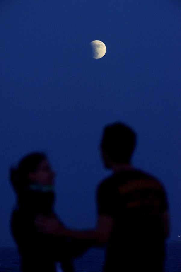 Imagen tomada desde el Barrio del Charco, en el Puerto del Rosario (Fuerteventura).. 