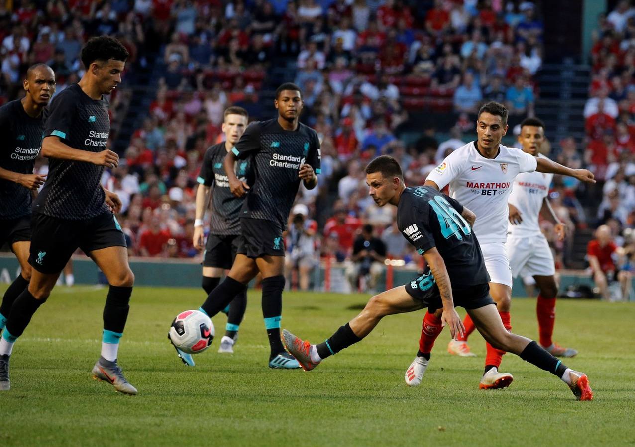 Las mejores imágenes del Liverpool - Sevilla FC en Boston