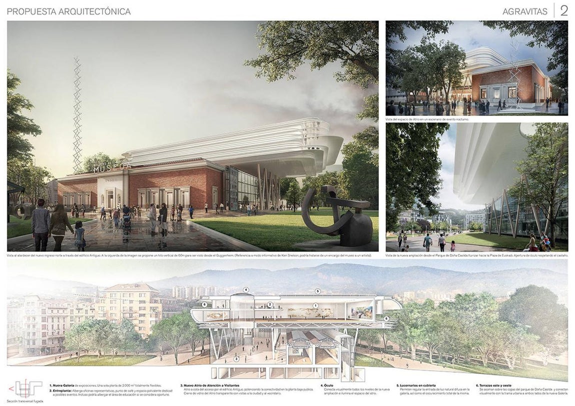 Así es la ampliación que Norman Foster ha diseñado para el Museo de Bellas Artes de Bilbao