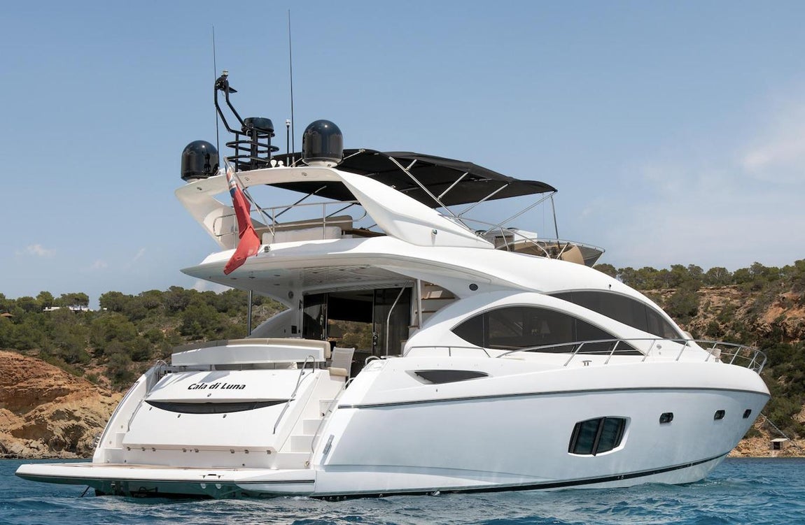 Cala di luna. El yate tiene 22,3 metros de eslora, 5,6 de maga y un calado de 1,70 m. Se construyó en el año 2010 pero el año pasado se remodeló de arriba a abajo