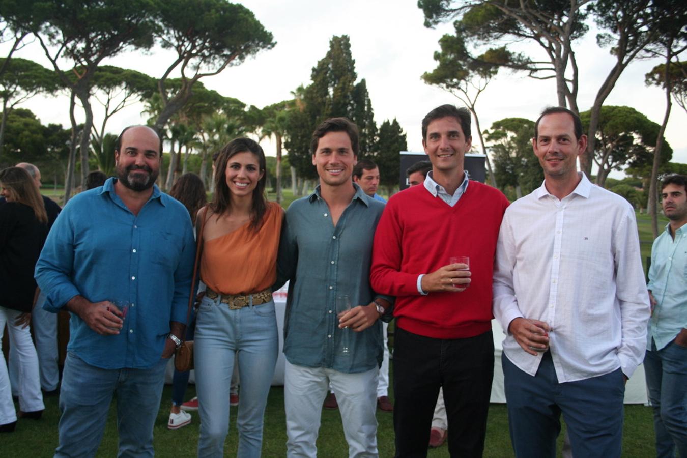 Nacho Andrades, Ana Cristina Portillo, Santiago Camacho, Ignacio de Lope y Felipe Pierrard.. 