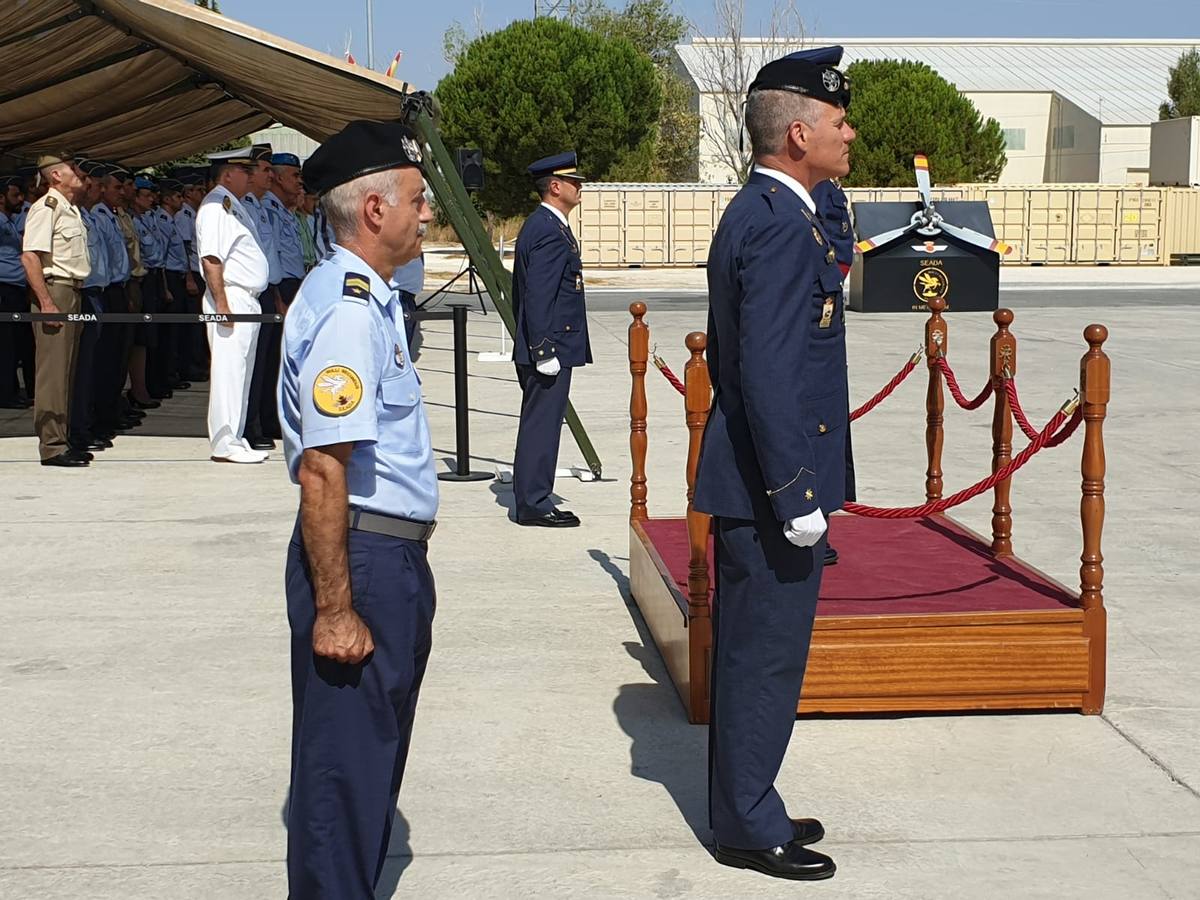 En imágenes el relevo de mando del Segundo Escuadrón de Apoyo al Despliegue Aéreo