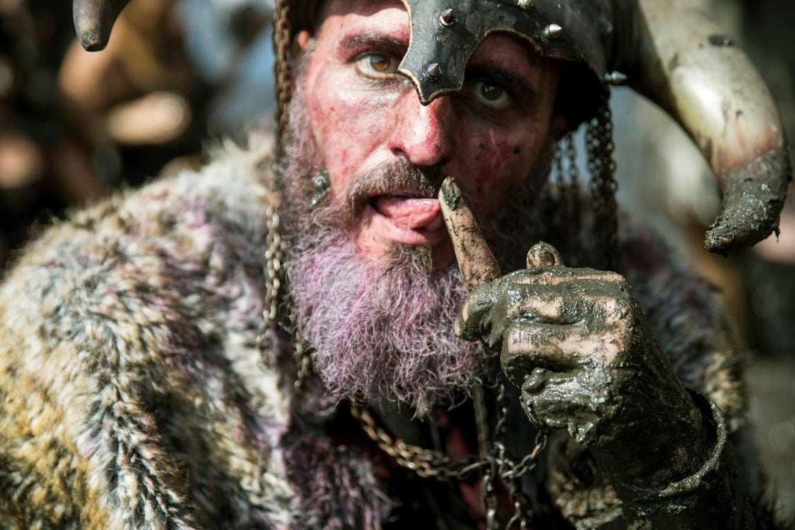 El vino reemplazó a la sangre en la escenificación. 