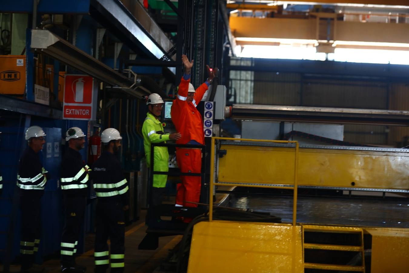 FOTOS: Corte de chapa en Navantia para Equinor Energy