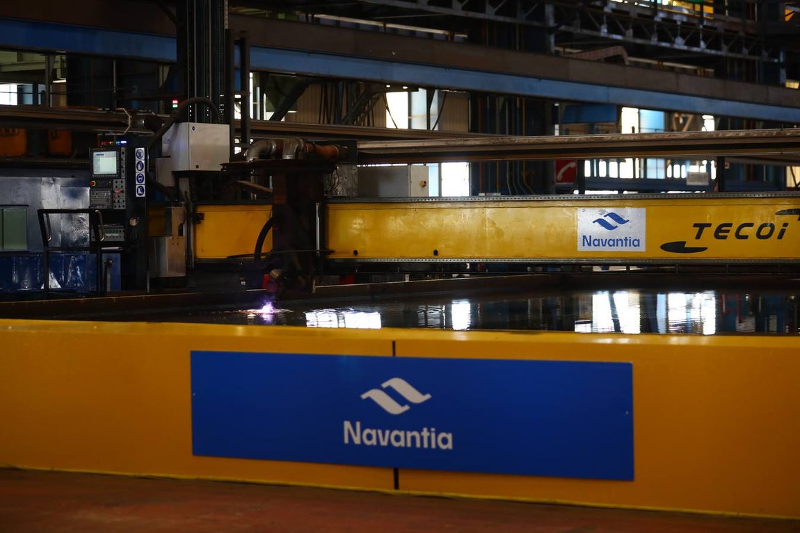 FOTOS: Corte de chapa en Navantia para Equinor Energy