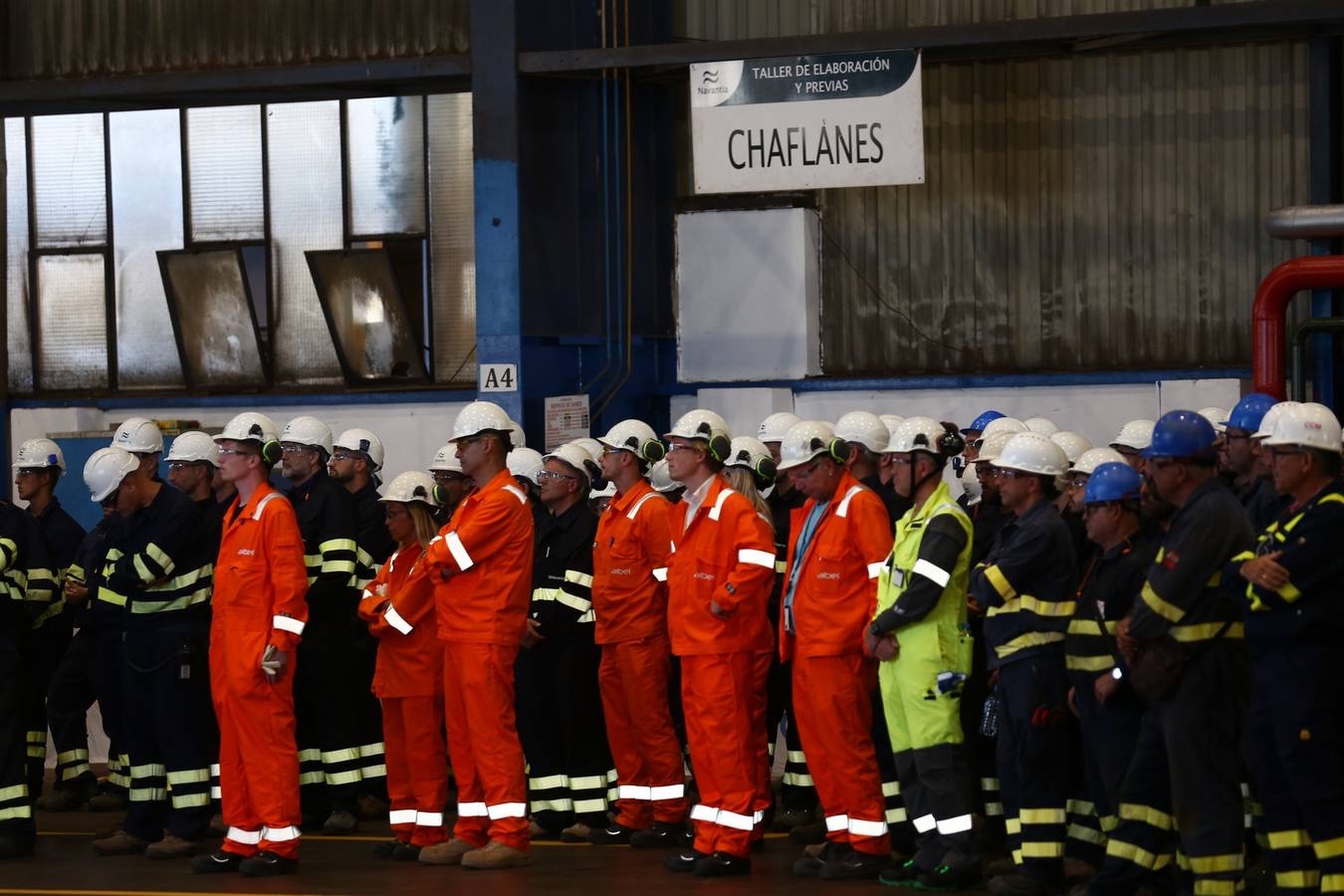 FOTOS: Corte de chapa en Navantia para Equinor Energy