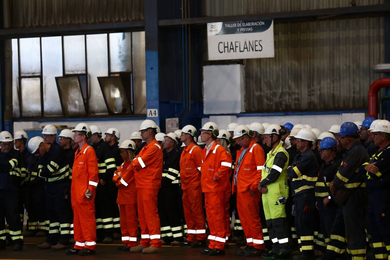 FOTOS: Corte de chapa en Navantia para Equinor Energy