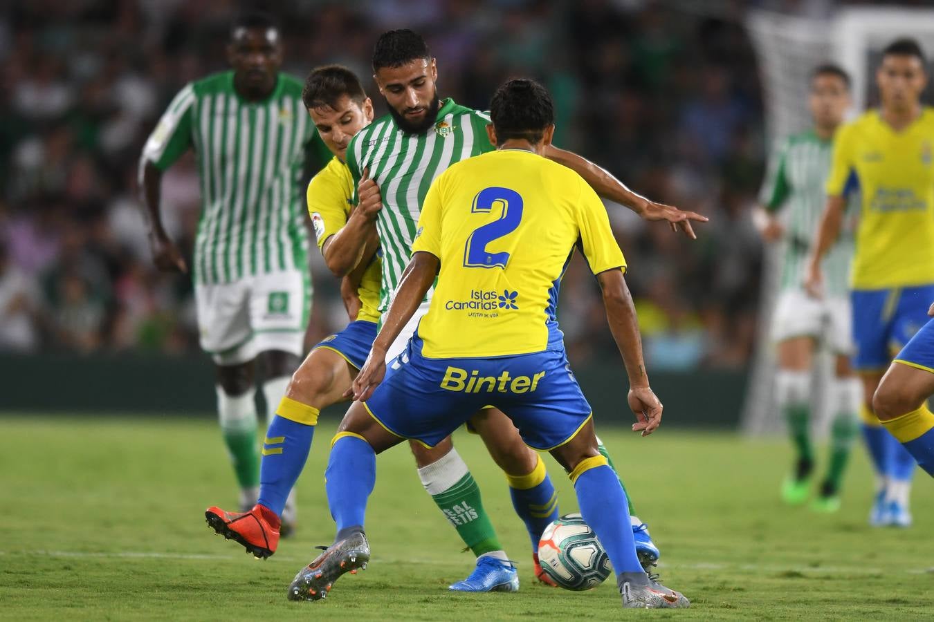 Las mejores imágenes del encuentro amistoso entre el Real Betis y la Unión Deportiva Las Palmas (1-0)