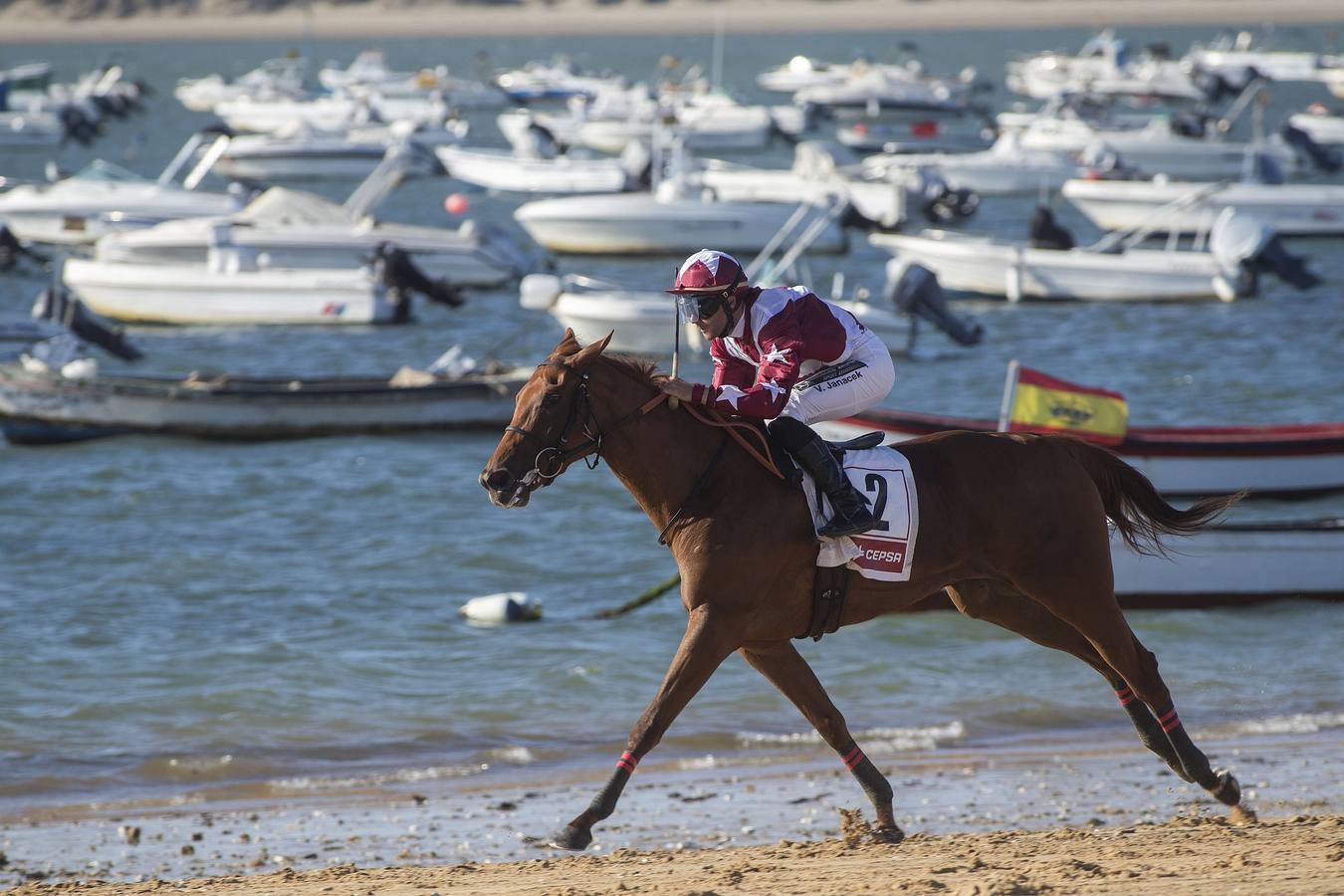 El segundo día de las carreras de Sanlúcar, en imágenes