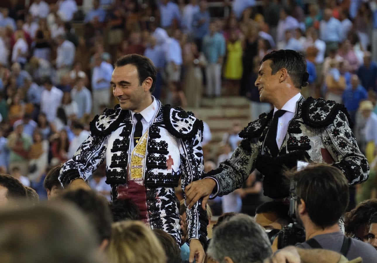 Ponce, Manzanares y Morante en la plaza de toros de El Puerto