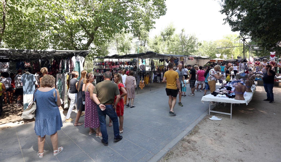 El mercadillo del «martes», en agosto de 2019