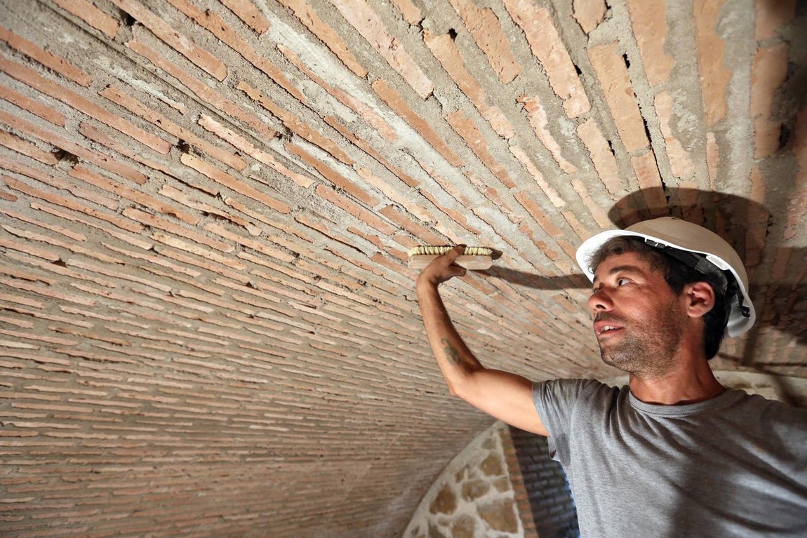 Las obras de la Torre del Hierro, en imágenes