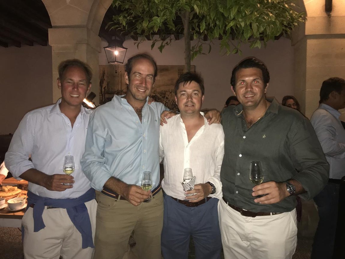 Borja Chavarri, Miguel Medina, Juan Noguera y Manolo Pan.. 