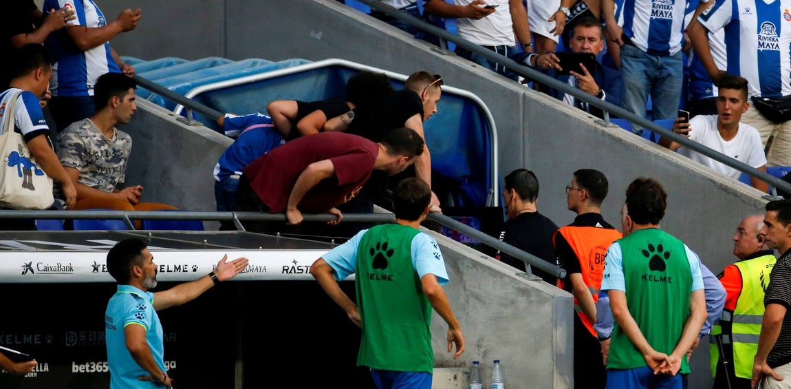 Las mejores imágenes del RCD Espanyol - Sevilla FC en la primera jornada de LaLiga Santander
