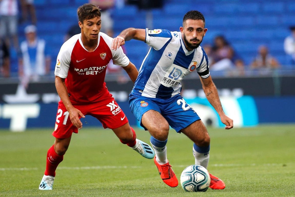 Las mejores imágenes del RCD Espanyol - Sevilla FC en la primera jornada de LaLiga Santander