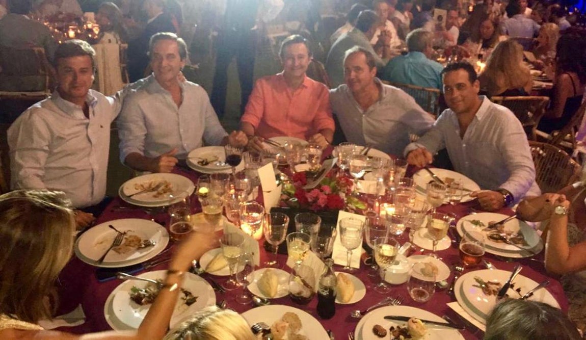 Marcos Paredes, Rafa Noriega, Jesús Blanco, Manuel Andrades y José Luis Delfín. 