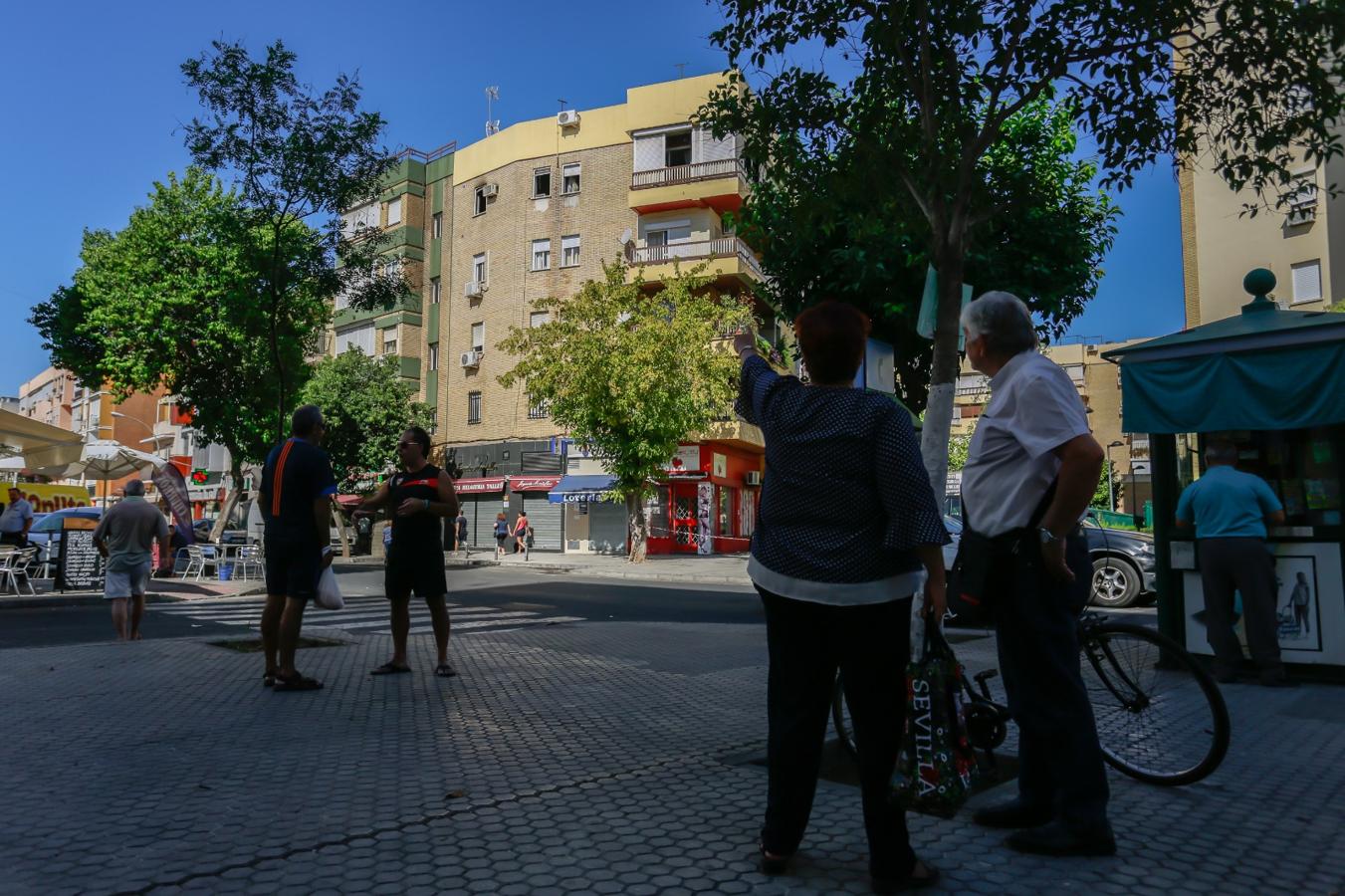 Las imágenes del incendio de la vivienda de la Macarena