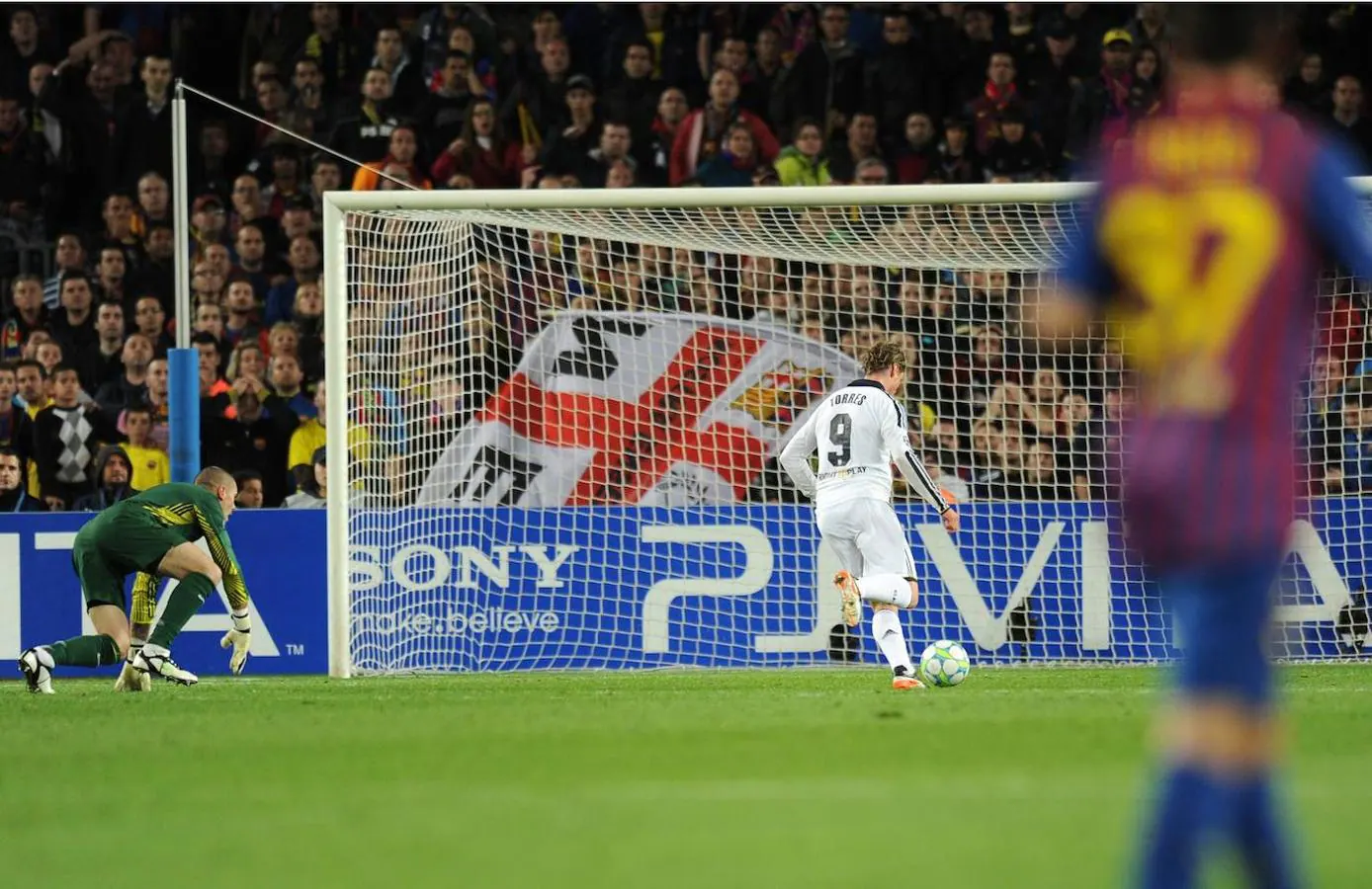 Gol al Barcelona en la semifinal de Champions que el Chelsea terminó ganando. 