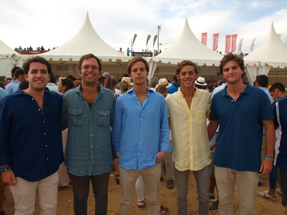 Rafael Cosano, Carlos del Barco, Gaspar Gómez, Jacobo Garcían e Ignacio Oliva