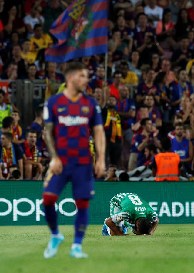 En imágenes, la derrota del Real Betis antes el FC Barcelona en el Camp Nou (5-2)