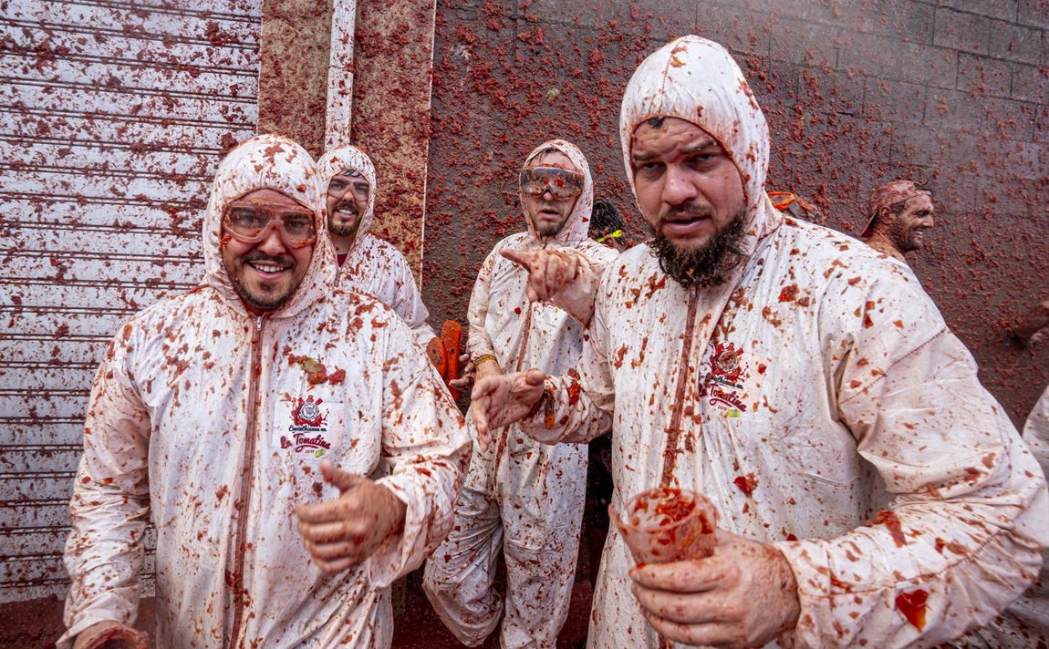 Las mejores imágenes de la Tomatina de Buñol 2019. 