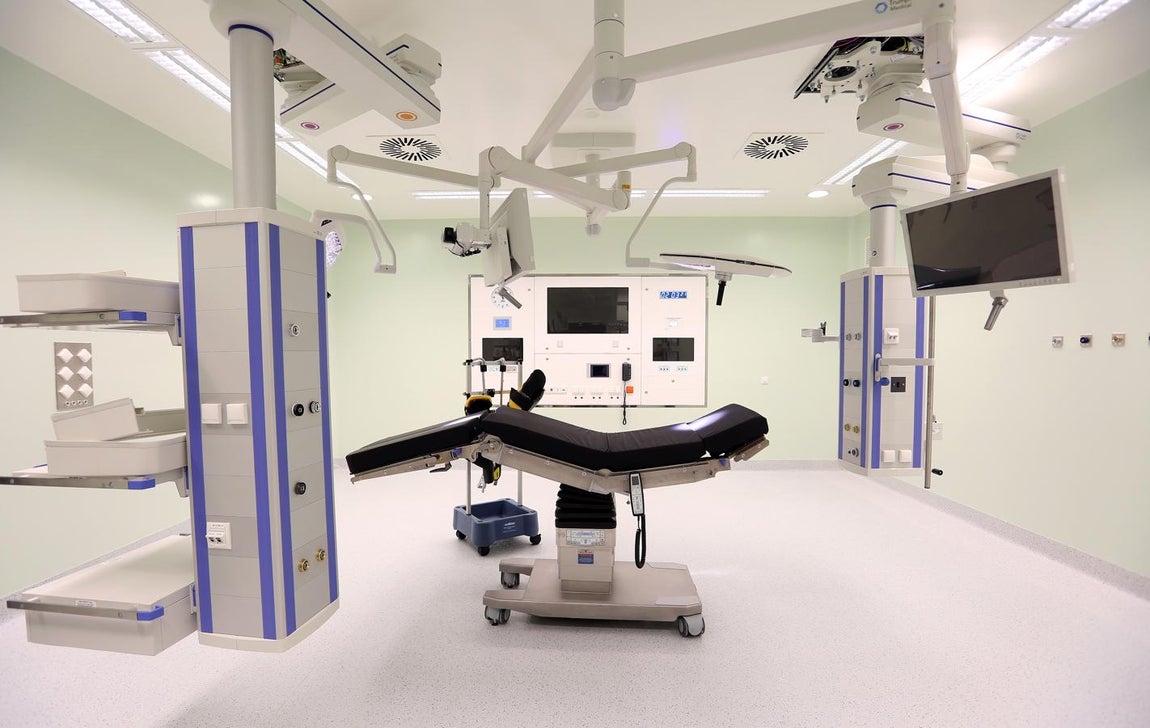 Imágenes de las nuevas habitaciones y servicios del hospital de Toledo