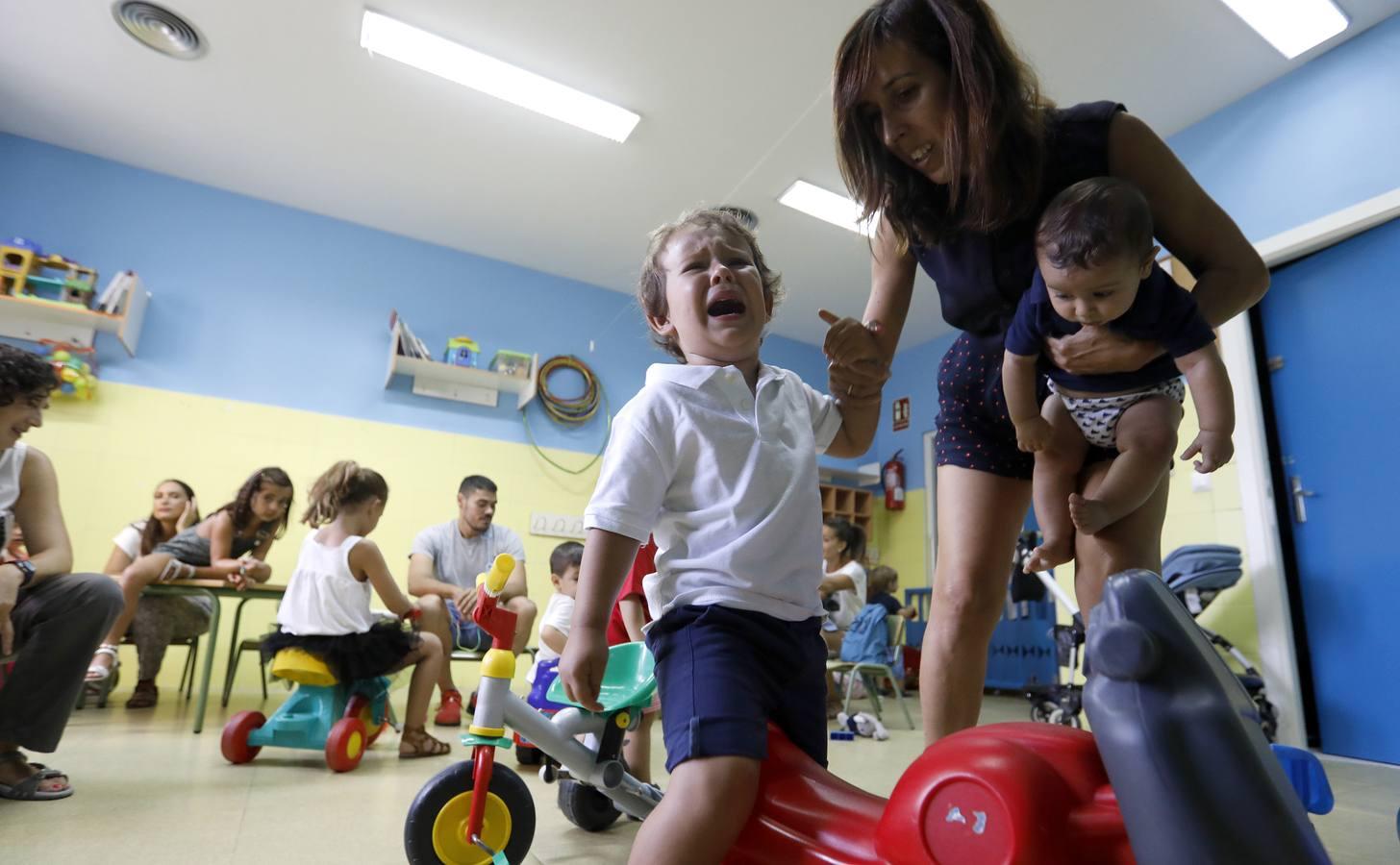 El primer día de curso en las guarderías de Córdoba, en imágenes