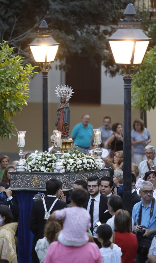 El encuentro de la Virgen de la Fuensanta con San Rafael, en imágenes