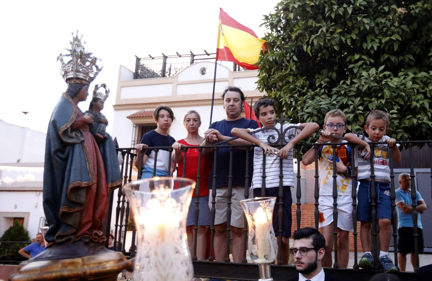 El encuentro de la Virgen de la Fuensanta con San Rafael, en imágenes